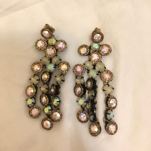 Jcrew drop sparkle earrings